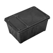 FITYLE Snake Breeding Box Animal Habitat Cage with Handle and Cover Reptile Habitat Container Small Turtle Tank for Gold Lizards black